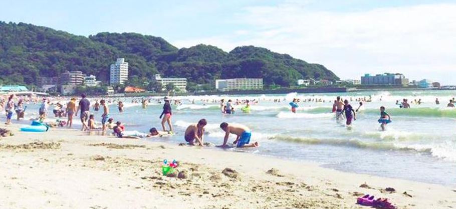 神奈川で出会えるおすすめスポット「逗子海岸海水浴場」